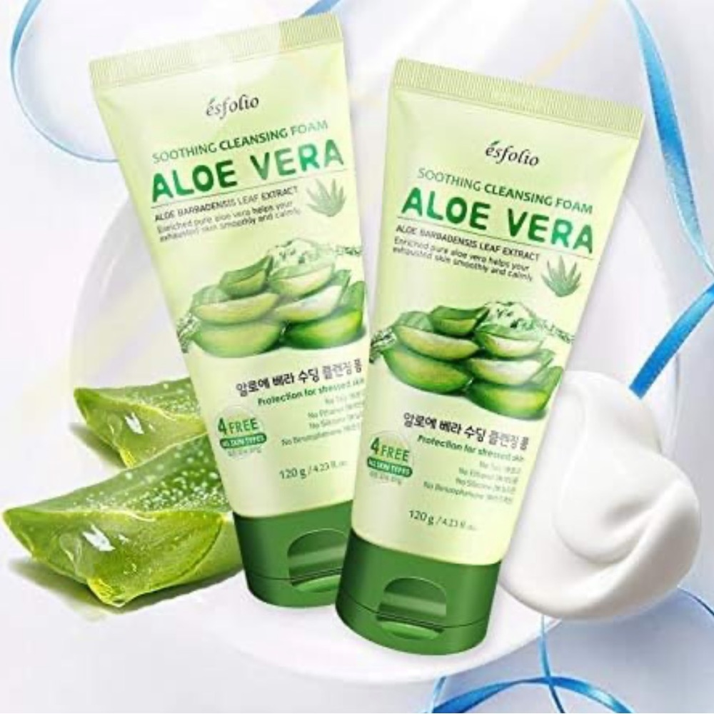 Esfolio - 100% Aloe Vera Foaming Cleanser with Barbadensis Leaf Extract - Picture 2 of 4